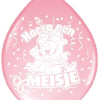 Ballon Meisje 8 Stuks