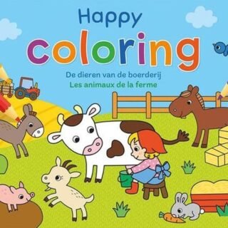 Happy Coloring - De Dieren van de Boerderij
