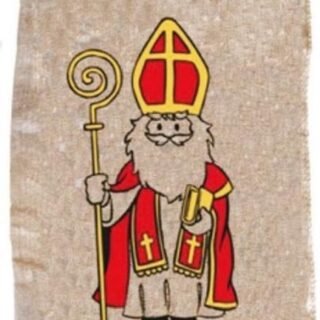 Jute Zak Klein Sinterklaas 35X50Cm