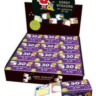 Kerst Kado Etiketten 50 stuks Op Rol