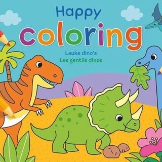 Kleurboek Happy Coloring Leuke Dino's