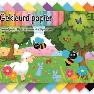 Knutselpapier A4 Gekleurd 36 Vellen