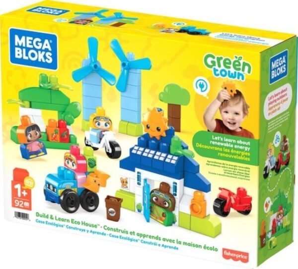 Mega Bloks Green Town Build En Learn Eco House