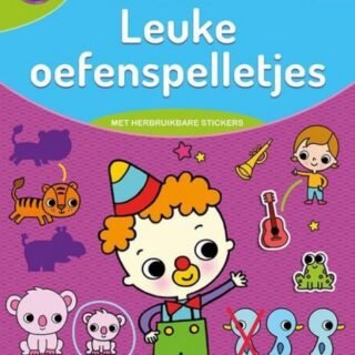 Oefenboek Met Stickers Leuke Oefenspelletjes (4-5 jaar)