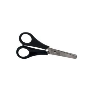 Schaar Ronde Punt 13Cm Zwart