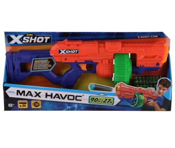 X-Shot Excel Havoc + 24 Darts