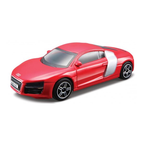 Modelauto Audi R8 2009 rood schaal 1:43/10 x 4 x 3 cm