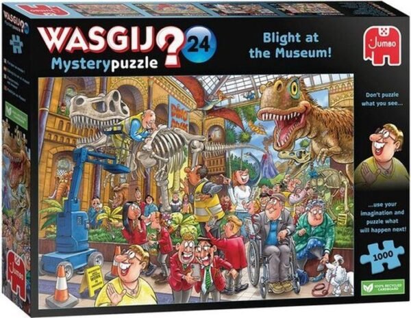 Wasgij Mystery Puzzel 24 Paniek In Het Museum! 1000 Stukjes