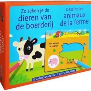 Zo Teken Je De Dieren Van De Boerderij Sjabloonkaarten