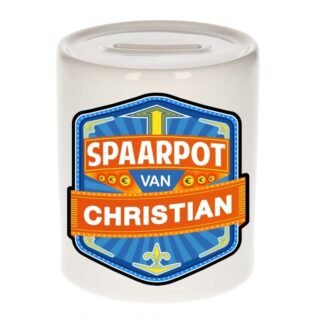 Kinder cadeau spaarpot voor een Christian