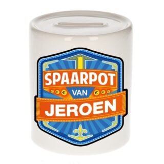 Kinder cadeau spaarpot voor een Jeroen