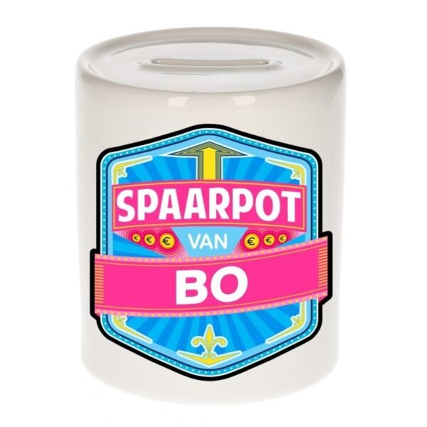 Kinder cadeau spaarpot voor een Bo