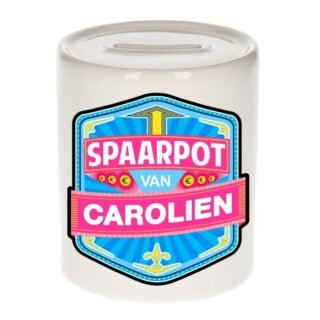 Kinder cadeau spaarpot voor een Carolien