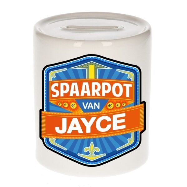 Kinder cadeau spaarpot voor een Jayce