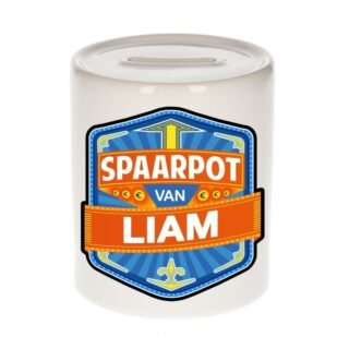 Kinder cadeau spaarpot voor een Liam