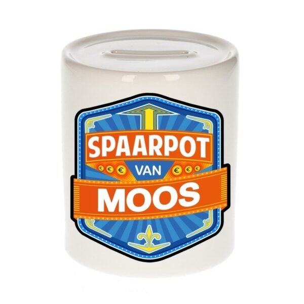 Kinder cadeau spaarpot voor een Moos