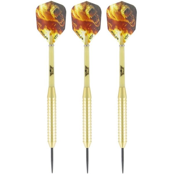 Dartpijlen - 3x - Bear Brass - 23 grams - pijltjes - darten