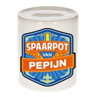 Kinder cadeau spaarpot voor een Pepijn