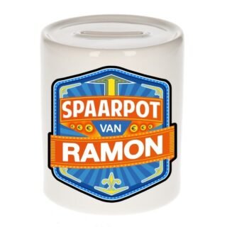 Kinder cadeau spaarpot voor een Ramon