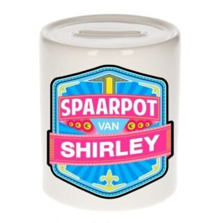 Kinder cadeau spaarpot voor een Shirley