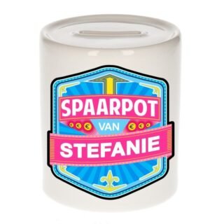 Kinder cadeau spaarpot voor een Stefanie