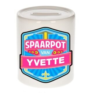 Kinder cadeau spaarpot voor een Yvette