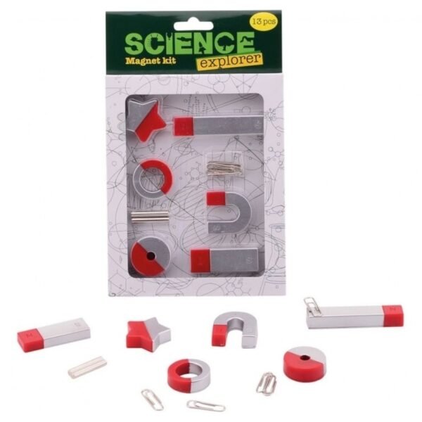 Science explorer magnetenset met accessoires 13 delig - Wetenschap speelgoed voor kinderen