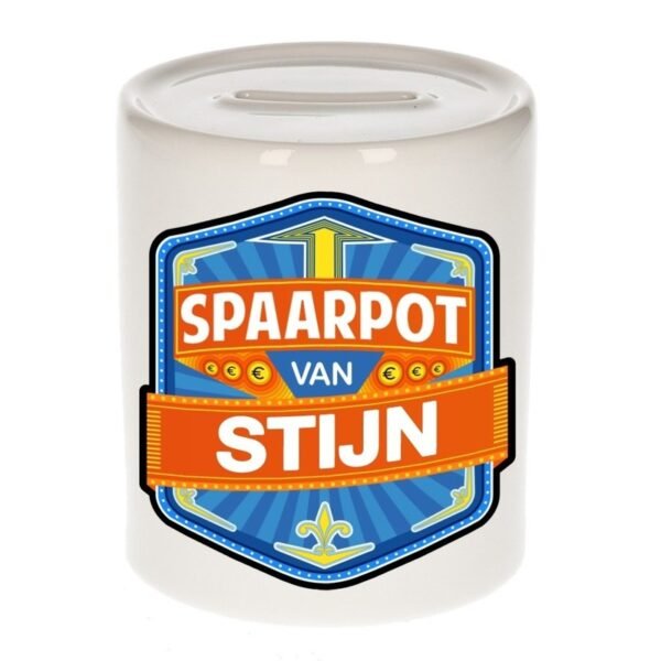 Kinder cadeau spaarpot voor een Stijn