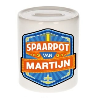 Kinder cadeau spaarpot voor een Martijn