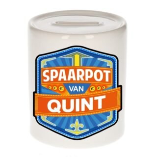Kinder cadeau spaarpot voor een Quint
