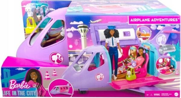 Barbie Adventure Vliegtuig Met Pop