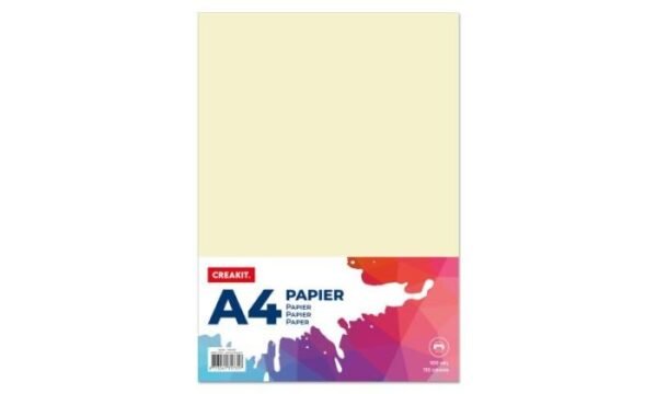 Papier A4 110 gram Creme 100 vel