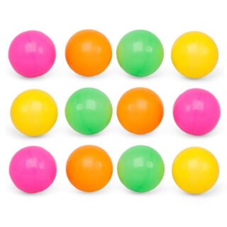 Ballenbak ballen - 40x - neon kleuren - 6 cm - Speelgoed - Ballenbakballen
