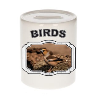 Dieren appelvink vogel spaarpot - birds/ vogels spaarpotten kinderen 9 cm