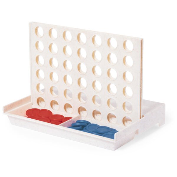 Vier op een rij spel - schijfjes stapelen - reisspel - 18 x 12 cm