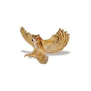 Plastic vogel Oehoe uil 14cm
