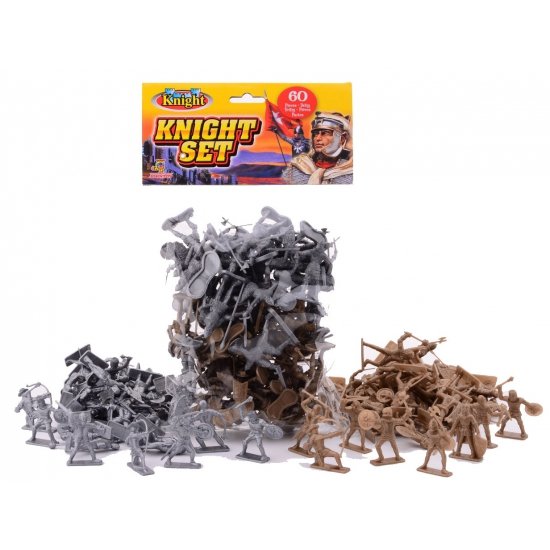 Speelgoed ridder set 60 delig
