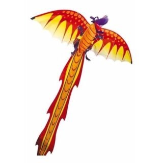 Gekleurd speelgoed vliegertje draak