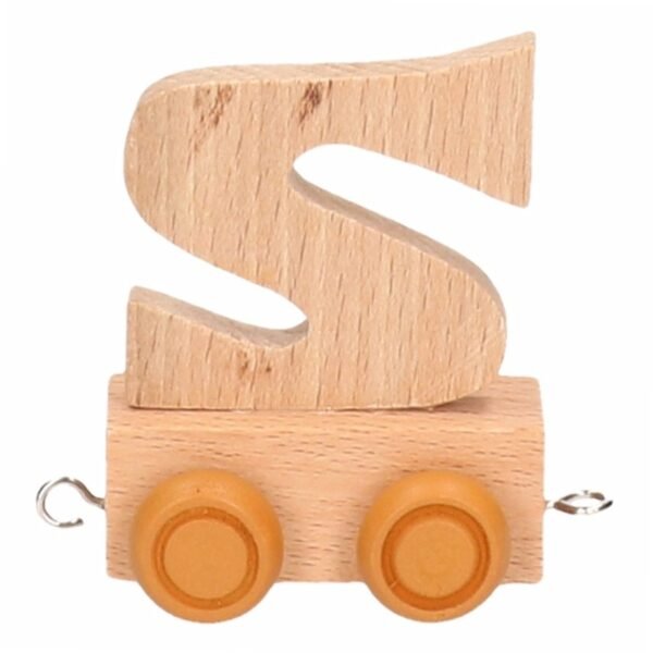 Letter speelgoed treintje S