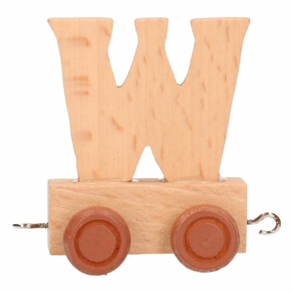 Letter speelgoed treintje W