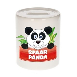 Kinder cadeau spaarpot panda 9 cm