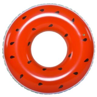 Opblaasbare zwembad band/ring watermeloen 125 cm