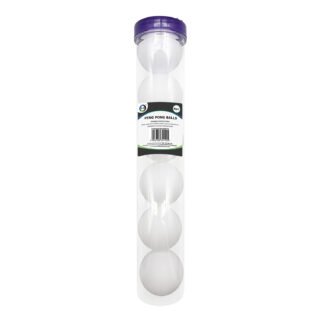 DID Tafeltennis ping pong balletjes - wit - set van 6x stuks - 40 mm/4 cm