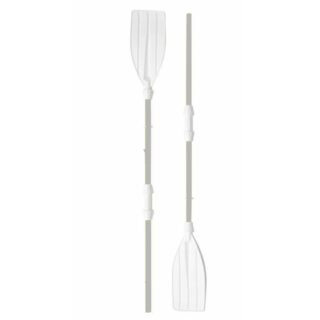 Set met 2 peddels - kunststof/aluminium - 130 cm - voor opblaasbare boot en kano
