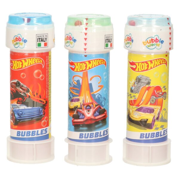 Bellenblaas - 3x - Hot Wheels - 50 ml - voor kinderen - uitdeel cadeau/kinderfeestje