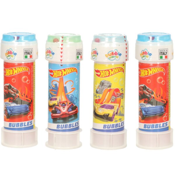 Bellenblaas - 4x - Hot Wheels - 50 ml - voor kinderen - uitdeel cadeau/kinderfeestje