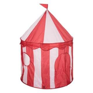 Atmosphera Circus speeltent voor kinderen - D100 x H135 cm - rood/wit
