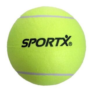 SportX Jumbo Tennisbal - XXL - geel - 22 cm - buiten spelen - speelgoed