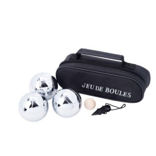 Engelhart Jeu de boules set - 3 ballen/1 but in draagtas