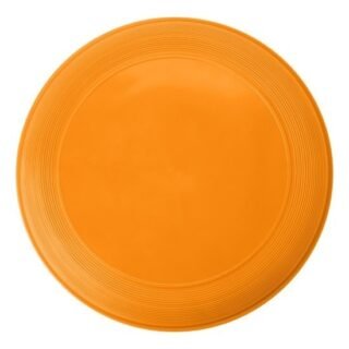 Oranje speelgoed frisbee - dia 21 cm - Buiten speelgoed - Strand speelgoed